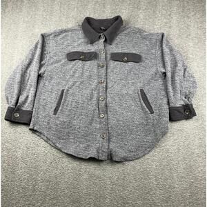 PacSun‎ Women's Gray Button-Up Shirt Jacket XS/S